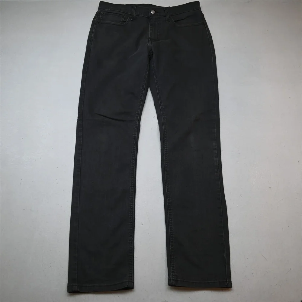 Levis 34x36 Gray Stretch Denim 541 Athletic Taper Mens Jeans